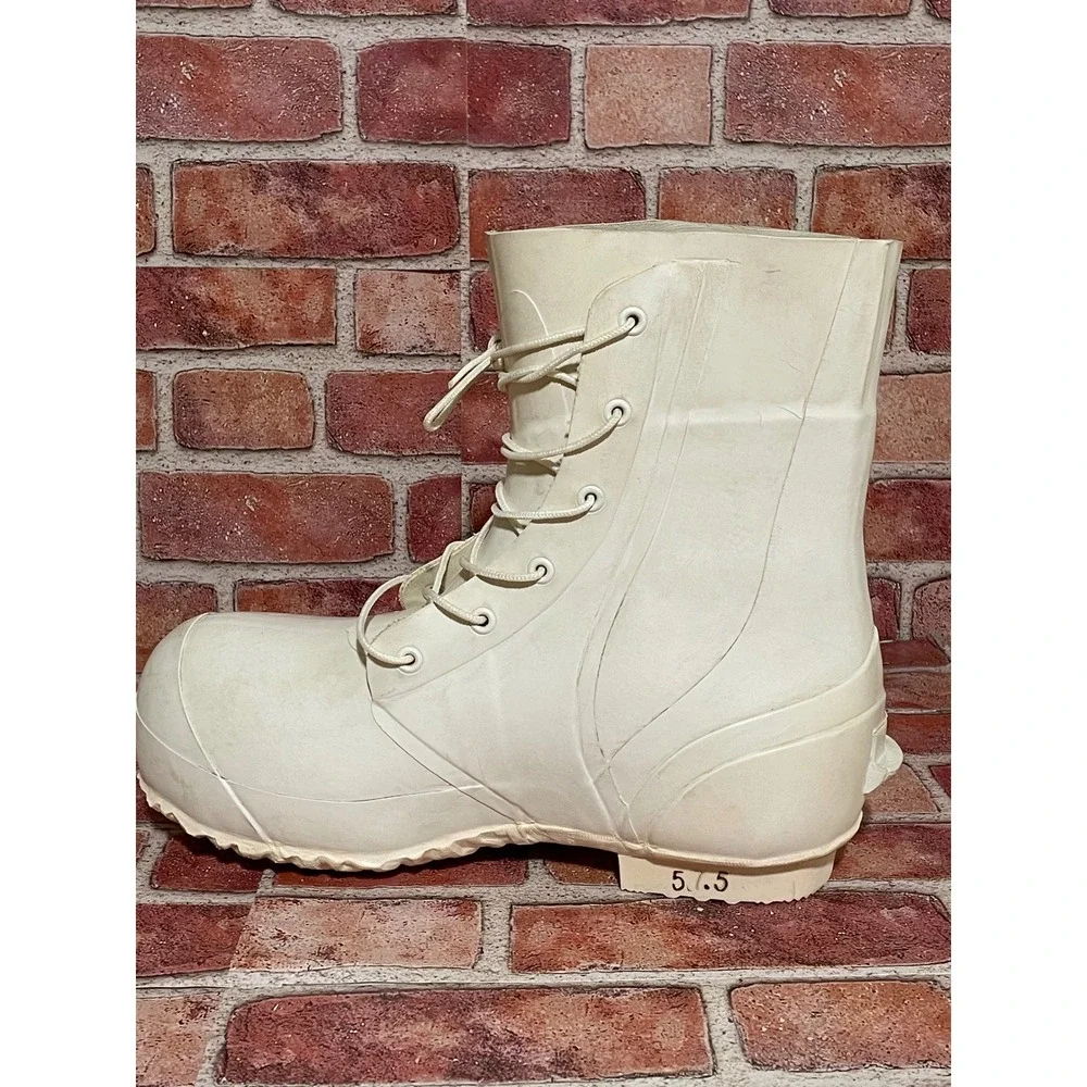 Acton Bunny Boots White Rubber Extreme Cold Weather Military Boots Mens 11R